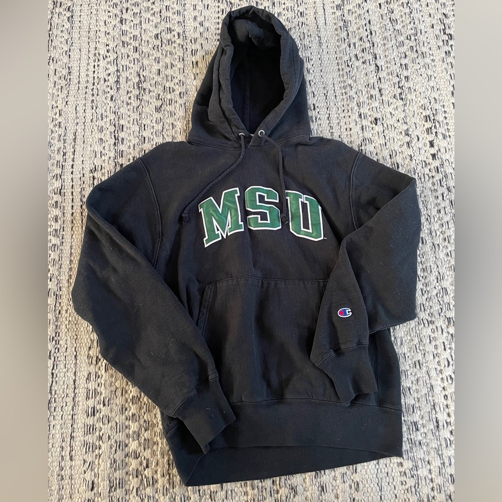 Vintage Champion Michigan State Hoodie Size Medium